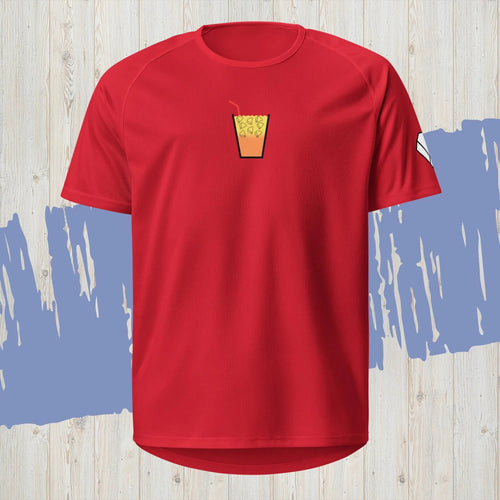 Unisex Athletic Tea Shirt Red