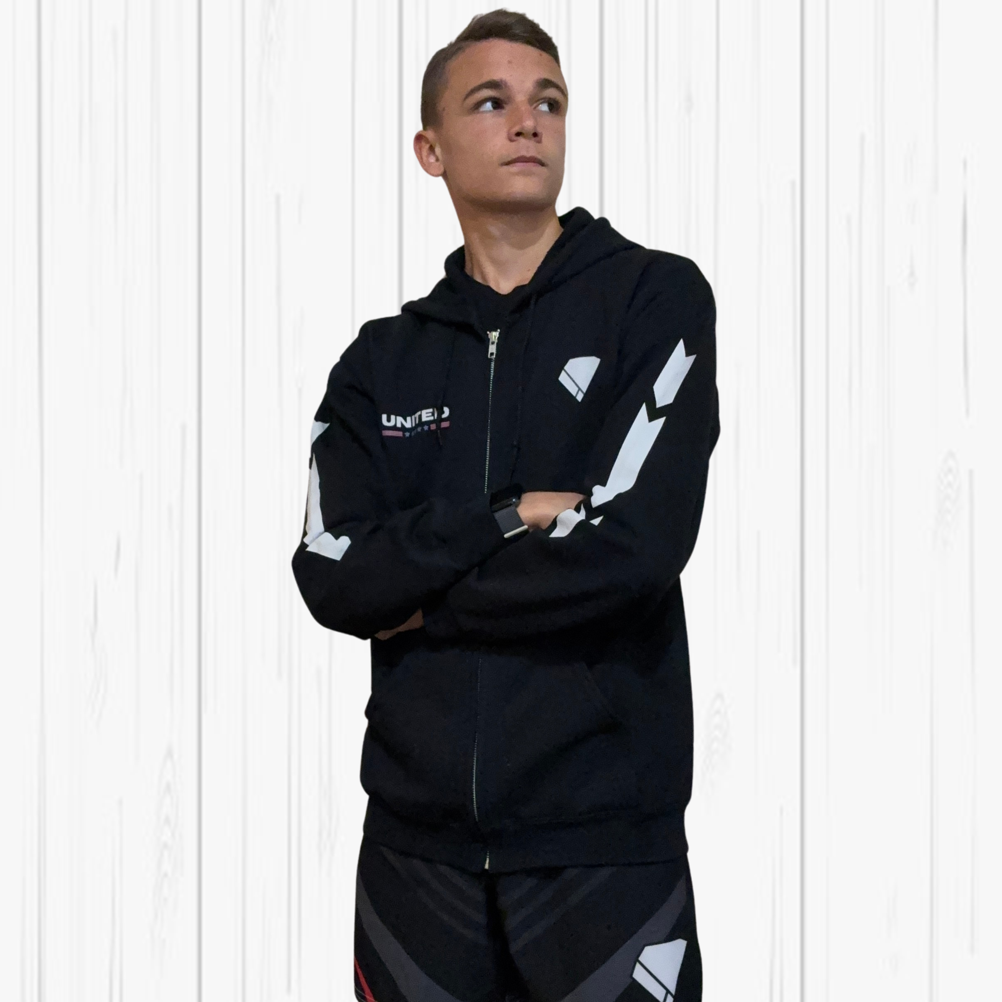 Unisex UNITED Zip Hoodie